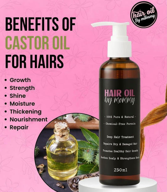 Hair Oil By Mommy-Hair Strengthening Oil – Faster Growth, Less Hair Fall”