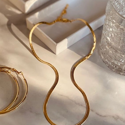 Snake Stainless Steel Chain (Unisex) Discounted