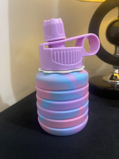 Eco-friendly Silicon portable foldable water bottle 500ML