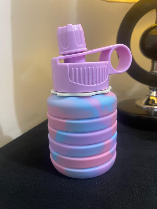 Eco-friendly Silicon portable foldable water bottle 500ML