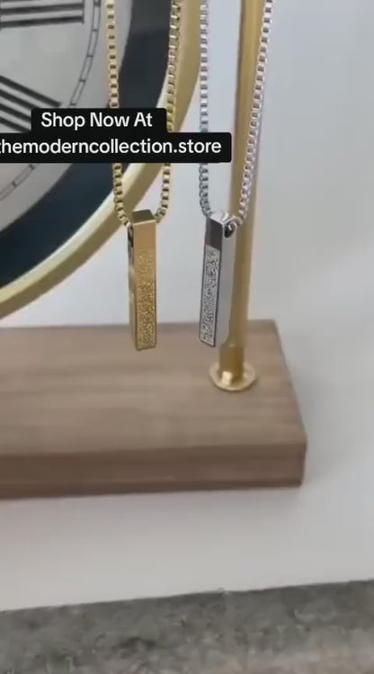 Ayat-ul-Kursi 3D Lens Pendant with Kaaba & 4 Quls