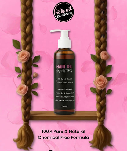 Hair Oil By Mommy-Hair Strengthening Oil – Faster Growth, Less Hair Fall”