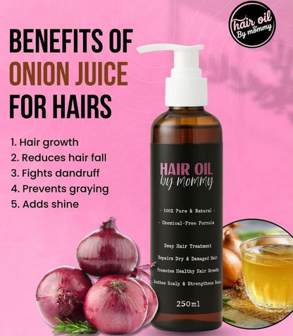 Hair Oil By Mommy-Hair Strengthening Oil – Faster Growth, Less Hair Fall”